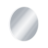 Lumiro lustro łazienkowe 100 cm okrągłe oświetlenie LED mata grzewcza, rama akrylowa