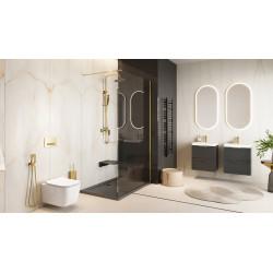 Doto S 49 miska WC 49 cm wisząca bezrantowa z deską wolnoopadającą, biały połysk