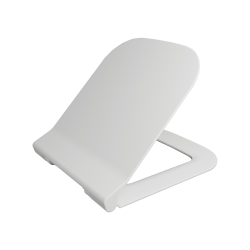 Doto S 49 D deska sedesowa  wolnoopadająca slim, biały połysk