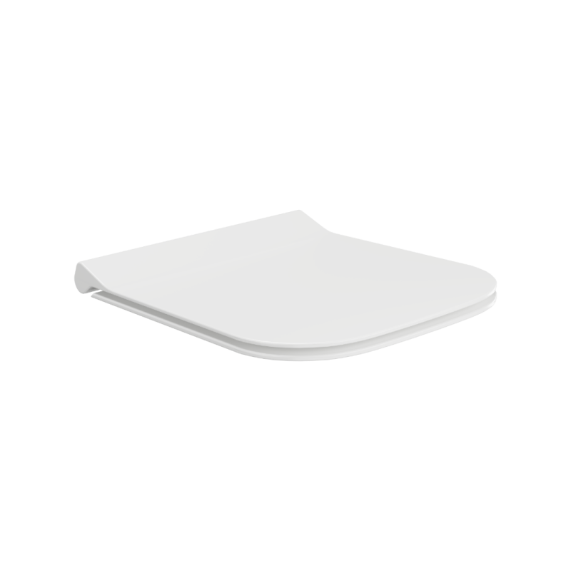 Doto S 49 D deska sedesowa  wolnoopadająca slim, biały połysk