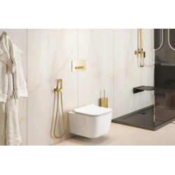 Doto S 49 D deska sedesowa  wolnoopadająca slim, biały połysk