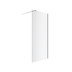 Vidoq walk-in ścianka prysznicowa prosta 100x200 cm, powłoka Clean Control, chrom