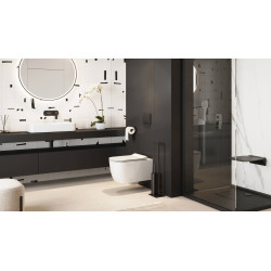 Gravio przycisk spłukujący do stelaża podtynkowego WC Flaro Expert, czarny mat