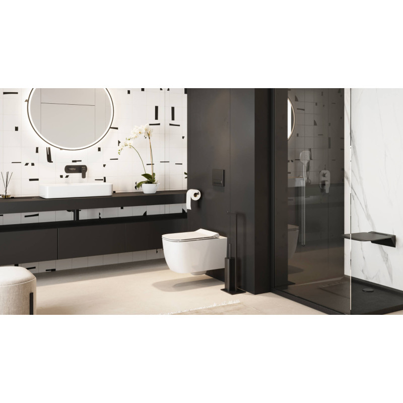 Gravio przycisk spłukujący do stelaża podtynkowego WC Flaro Expert, czarny mat