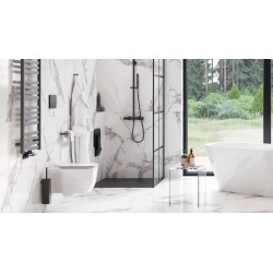 Gravio przycisk spłukujący do stelaża podtynkowego WC Flaro Expert, czarny mat