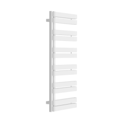 Meteor Side grzejnik łazienkowy asymetryczny 111x50 cm, biały soft
