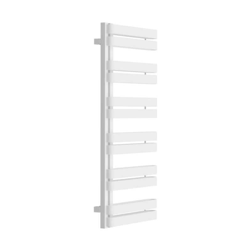 Meteor Side grzejnik łazienkowy asymetryczny 111x50 cm, biały soft