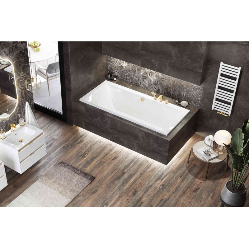 Horos grzejnik łazienkowy 96x35 cm, biały soft