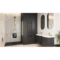 Glad bateria umywalkowa stojąca, złoty połysk