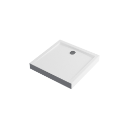 Forma Compact X brodzik kwadratowy 100x100 cm struktura, wysoki, biały mat