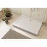Forma Compact X brodzik prostokątny  90x80 cm struktura, wysoki, biały mat