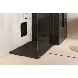 Excellent Forma X brodzik prostokątny 100x80 cm struktura  niski