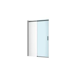 Rols drzwi prysznicowe przesuwne 100 cm element drzwi 1/2, czarny mat