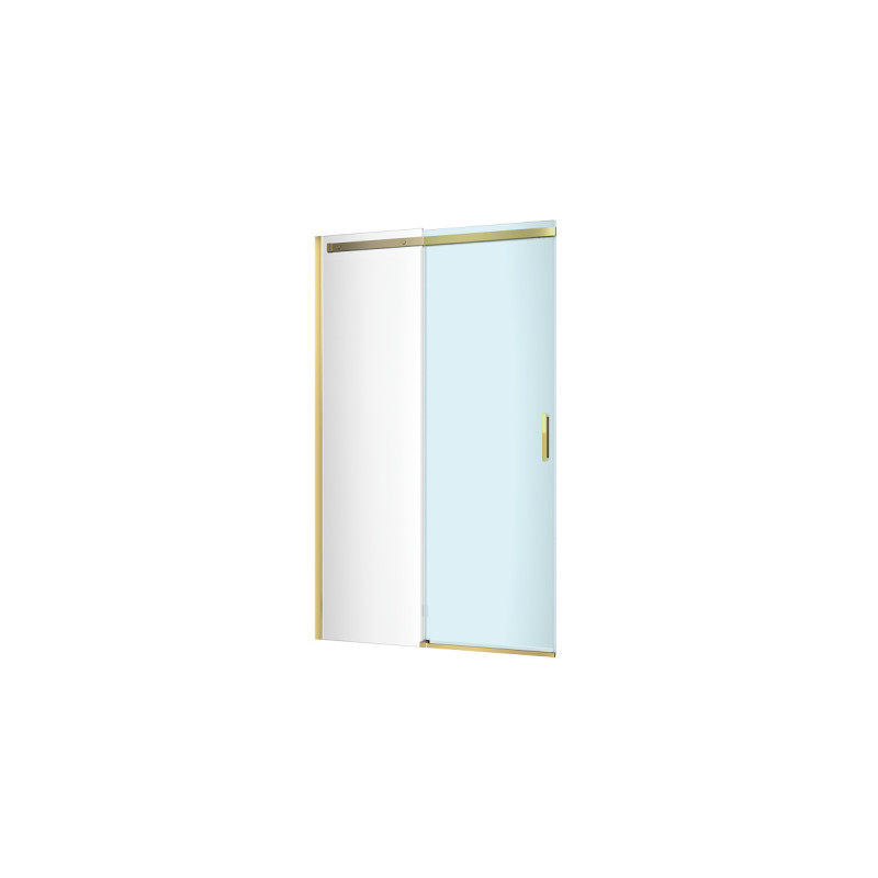 Rols drzwi prysznicowe przesuwne 120 cm element drzwi 1/2, złoty połysk