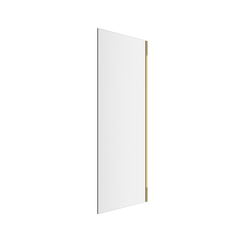 Rols ścianka prysznicowa boczna 90 cm powłoka Clean Control, złoty połysk