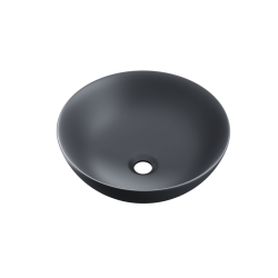 Luqa umywalka nablatowa 40 cm okrągła, grafit mat
