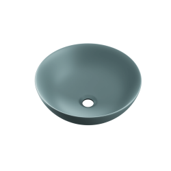 Excellent Luqa umywalka nablatowa 40 cm okrągła  mint blue mat