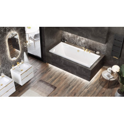 Excellent Clever 2.0 bateria wannowa 3 otworowa  czarny soft