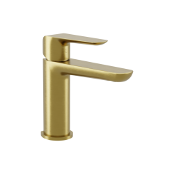 Clever 2.0 bateria umywalkowa stojąca, złoty szczotkowany