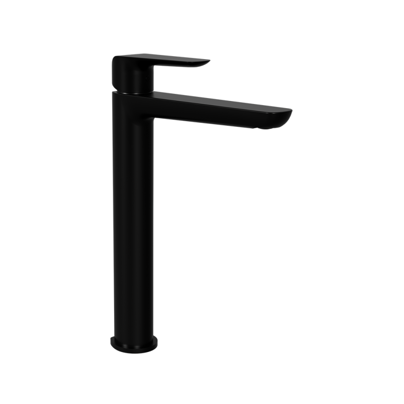 Clever 2.0 bateria umywalkowa stojąca wysoka, czarny soft