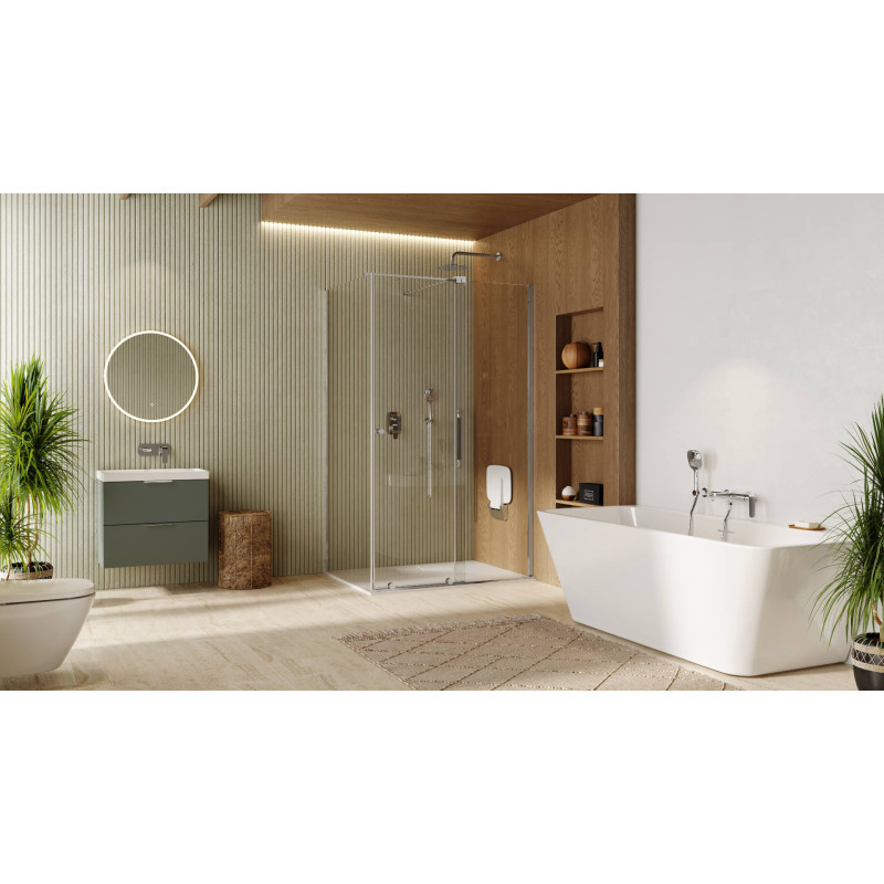 Clever 2.0 bateria umywalkowa podtynkowa komplet, chrom