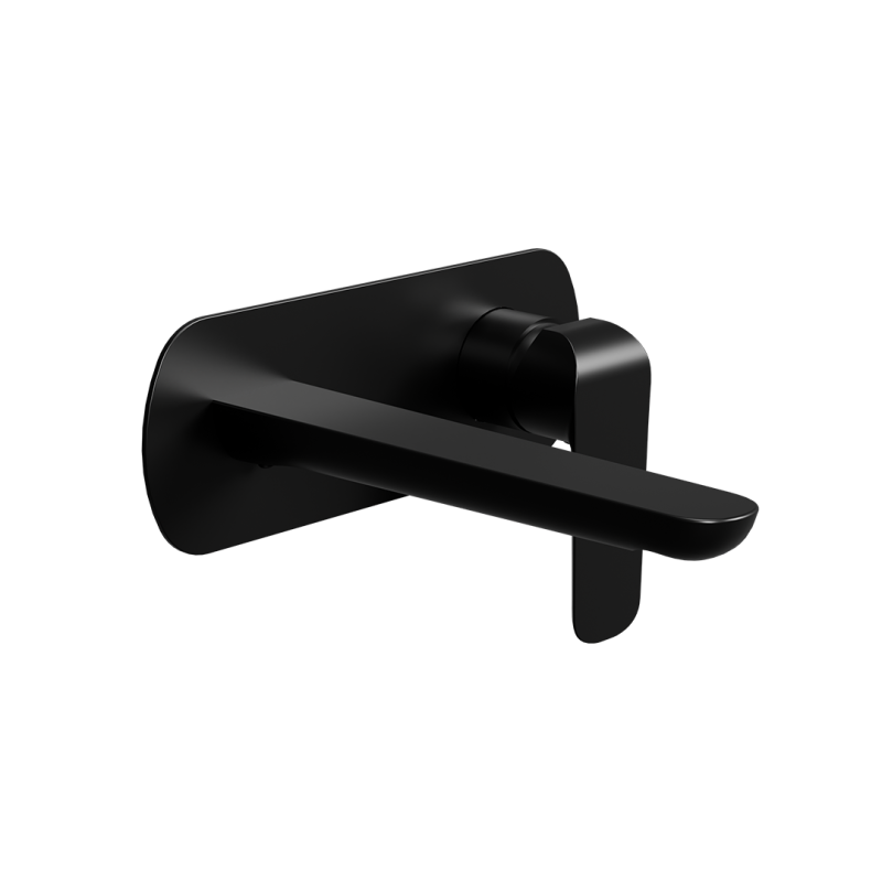 Clever 2.0 bateria umywalkowa podtynkowa komplet, czarny soft