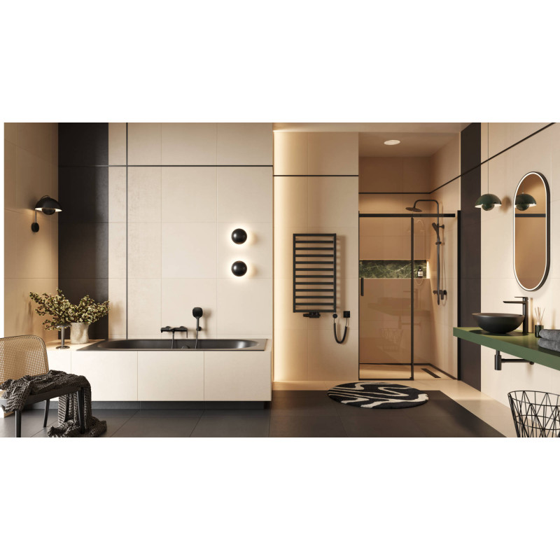 Excellent Clever 2.0 bateria wannowo-prysznicowa  czarny soft