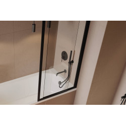 Wąż prysznicowy regular 150 cm, czarny mat