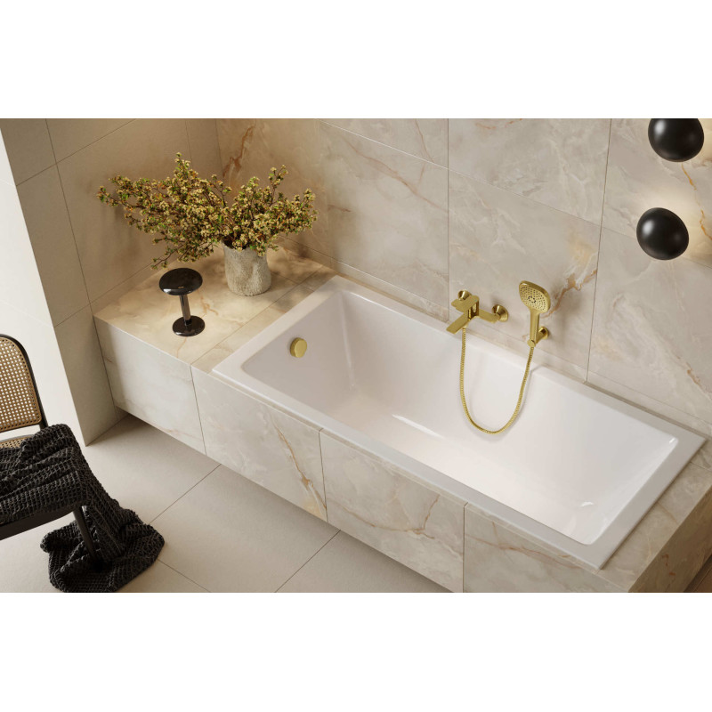 Wąż prysznicowy regular 150 cm, złoty połysk