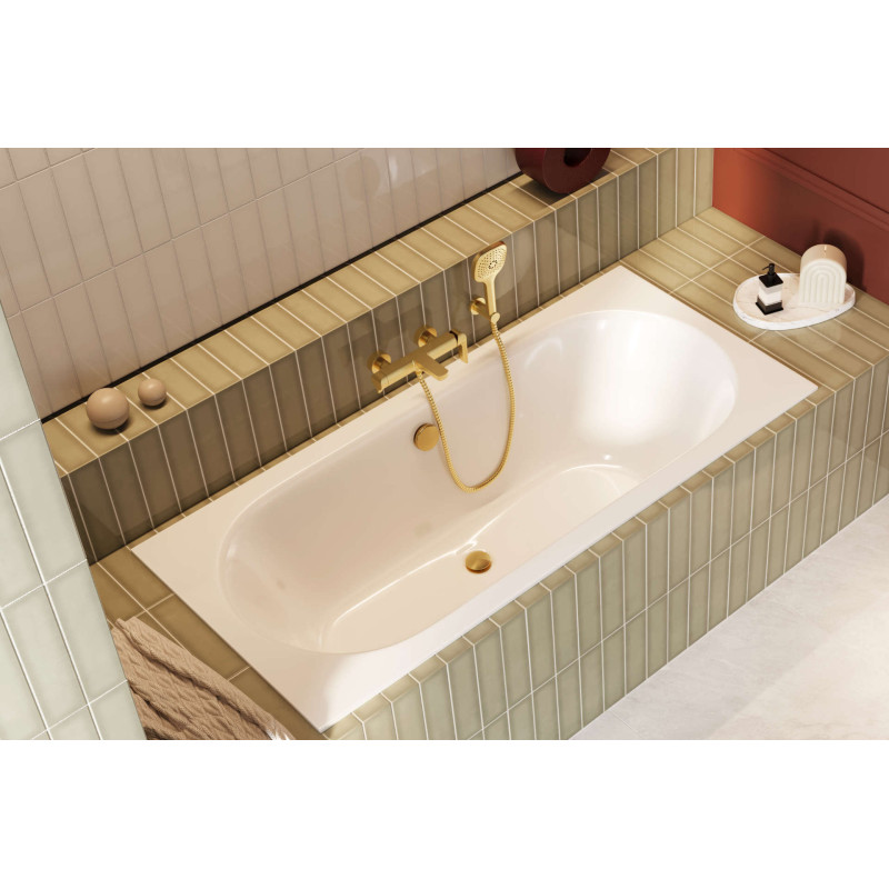 Wąż prysznicowy regular 150 cm, złoty szczotkowany