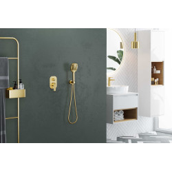 Excellent Wąż prysznicowy regular 150 cm  złoty szczotkowany