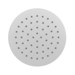 Głowica prysznicowa 25 cm okrągła slim, biały mat