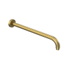 Ramię prysznicowe ścienne 40 cm okrągłe, złoty szczotkowany