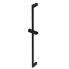 Drążek prysznicowy z uchwytem na słuchawkę prysznicową, 70 cm, czarny mat