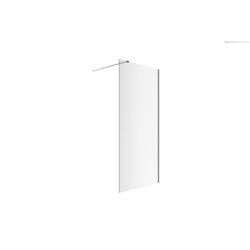 Vidoq walk-in zestaw montażowy kabiny prysznicowej, bez szkła, chrom