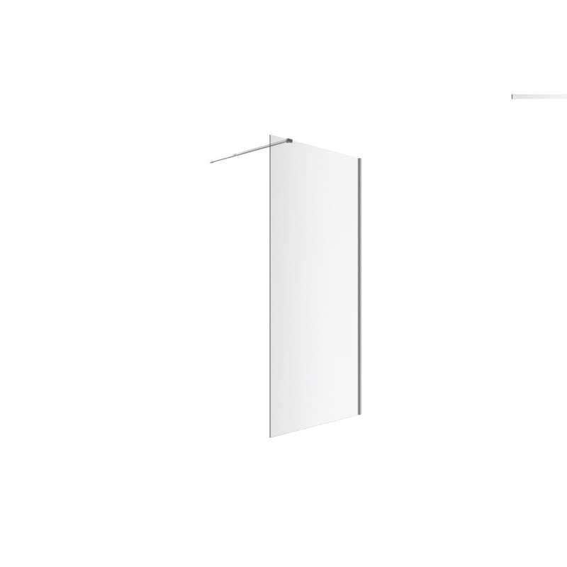 Vidoq walk-in zestaw montażowy kabiny prysznicowej, bez szkła, chrom