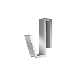 Haczyk do mocowania na szybie o grubości  6-10 mm, chrom