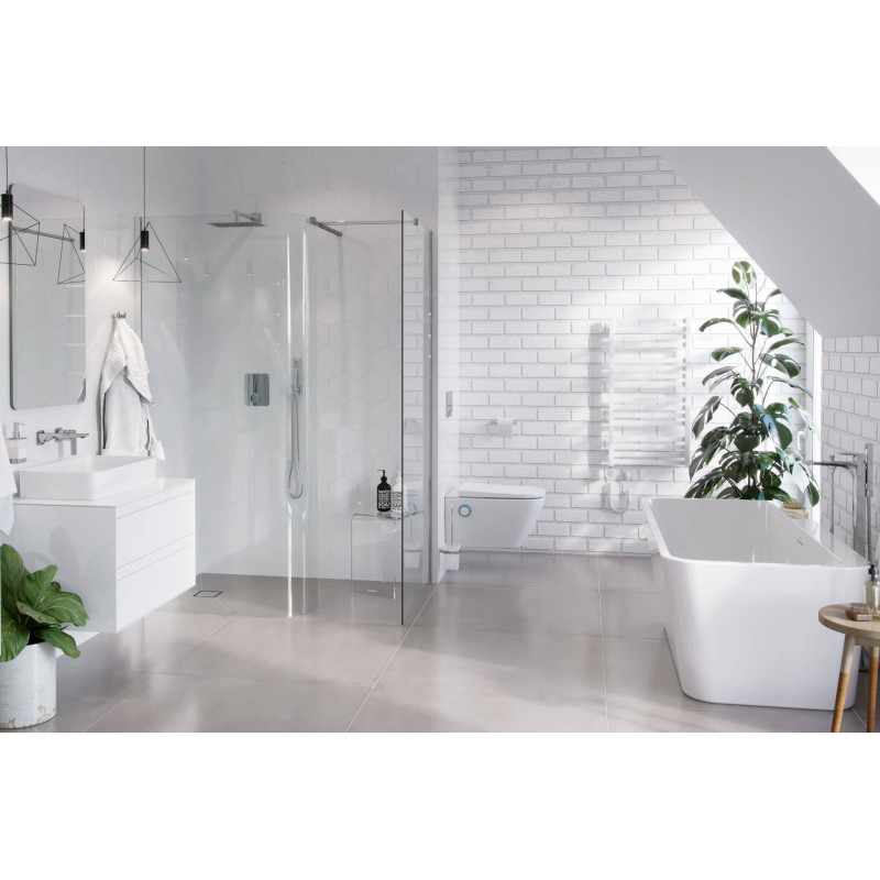 Vidoq łącznik wsporników ścianek kabiny walk-in, chrom