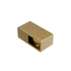 Vidoq łącznik wsporników ścianek kabiny walk-in, złoty szczotkowany