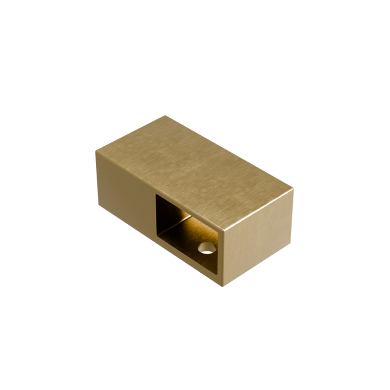 Vidoq łącznik wsporników ścianek kabiny walk-in, złoty szczotkowany