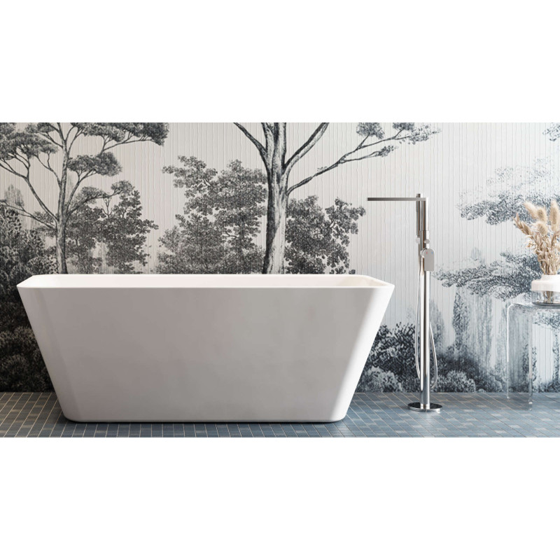 Excellent Glad bateria wannowa wolnostojąca  chrom