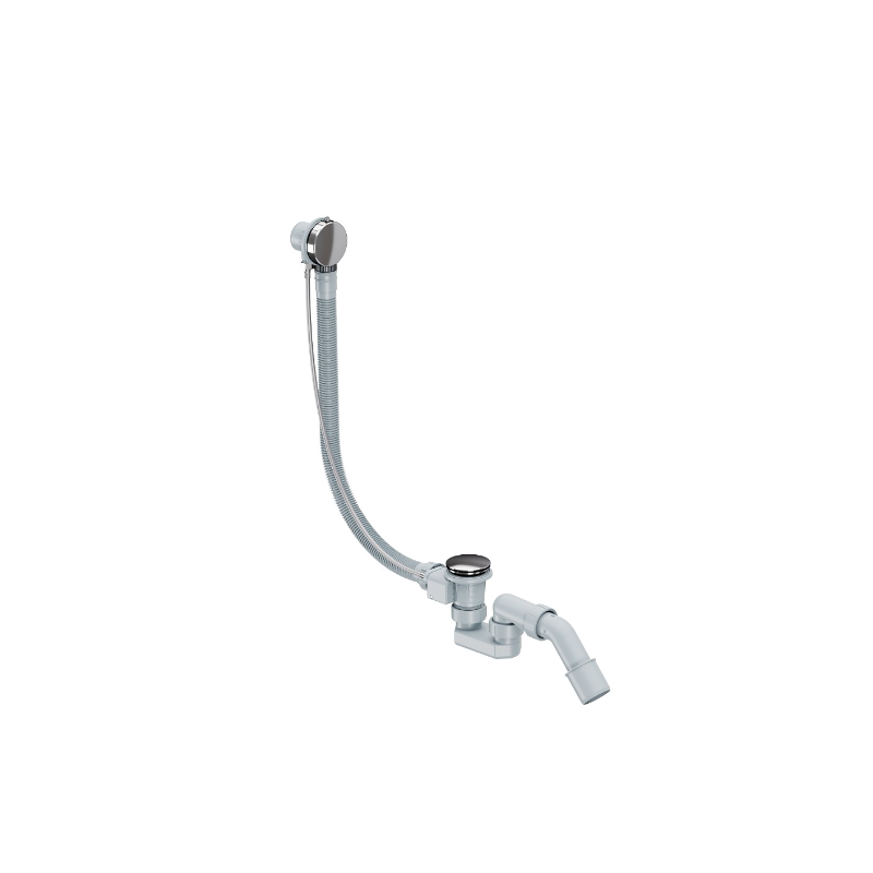 Simple 2.0 syfon wannowy automatyczny 80 cm, chrom