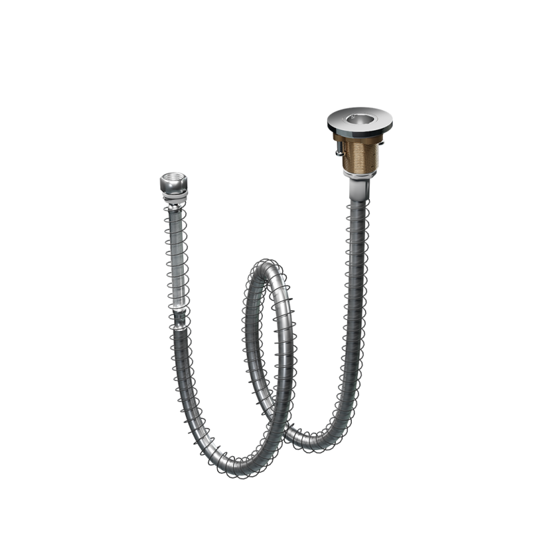 Dry Box zestaw wannowy okrągły, chrom