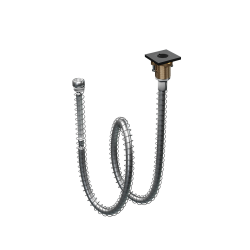 Excellent Dry Box zestaw wannowy kwadratowy  czarny mat