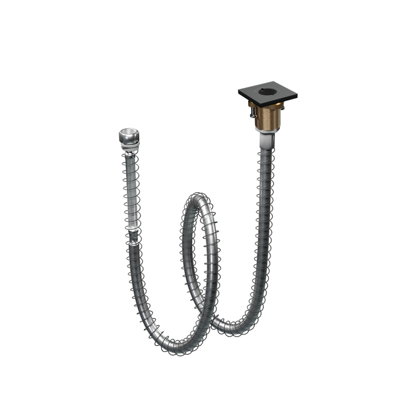 Dry Box zestaw wannowy kwadratowy,  czarny mat