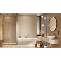 Corido lustro łazienkowe 80 cm okrągłe oświetlenie LED mata grzewcza, miedziany szczotkowany