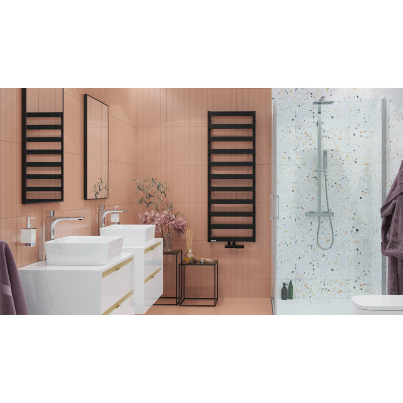 Forka 2.0 umywalka nablatowa 48x37 cm prostokątna, biały połysk