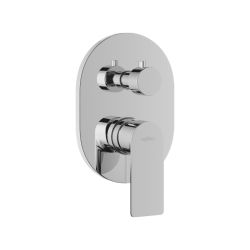 Glad bateria prysznicowo-wannowa podtynkowa 2 funkcyjna, chrom