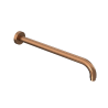 Ramię prysznicowe ścienne 40 cm okrągłe, miedziany szczotkowany
