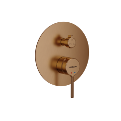 PI bateria prysznicowo-wannowa podtynkowa 3 funkcyjna, miedziany szczotkowany